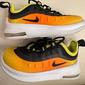 Nike Kids' Orange and Black Sneakers
